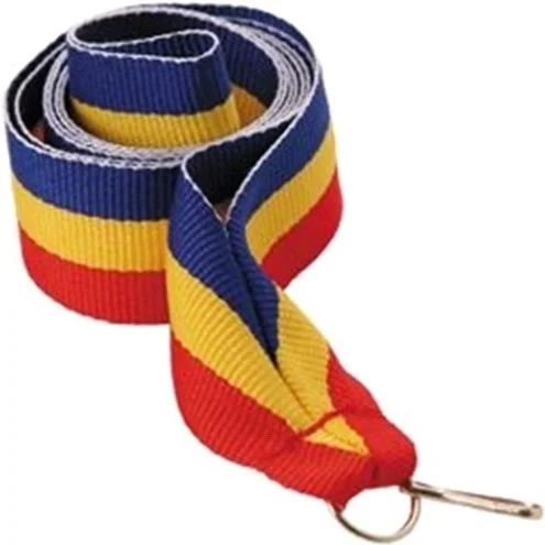 Banda p-u medalie, 22 mm, tricolor, V2