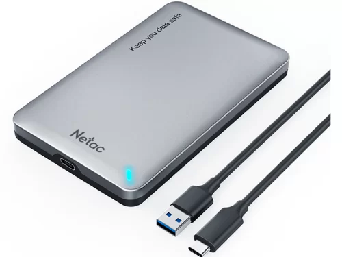 Корпус внешний NETAC WH12 HDD/SSD WH12 USB3.0 A C cable