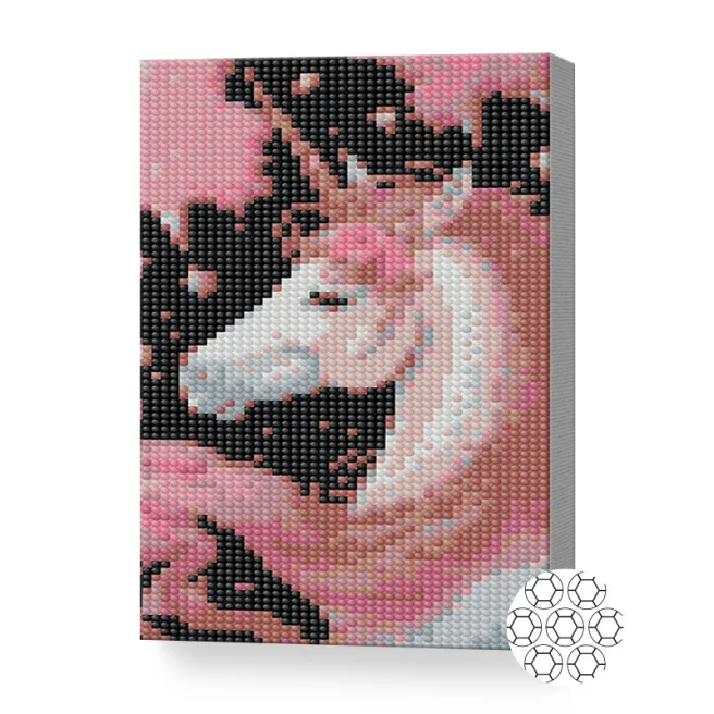 Mozaic cu diamante NEW WORLD Flori exotice 20x30cm pinza