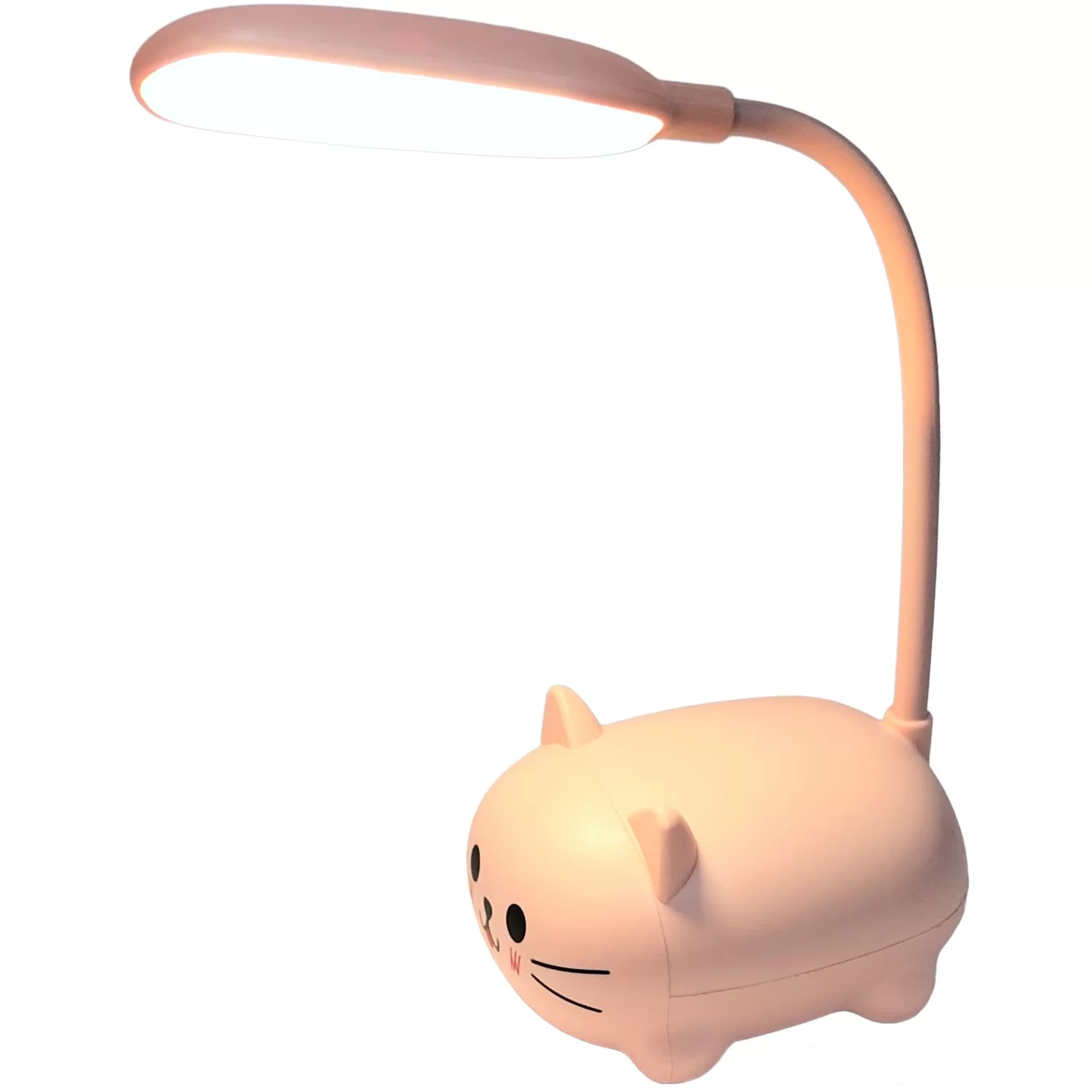 Lampa de masa USB, roz deshis