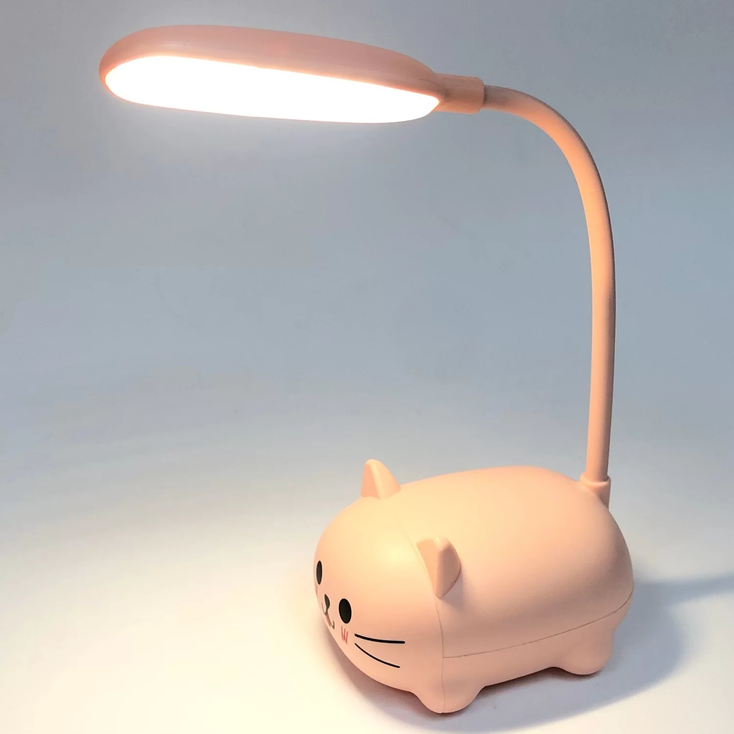 Lampa de masa USB, roz deshis
