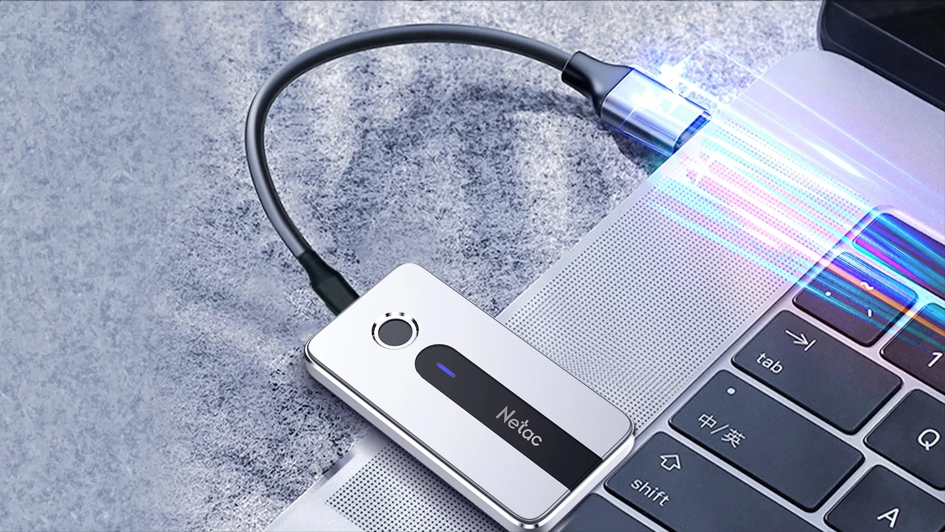 Хард диск портативный Z11 NETAC SSD 3.2, 250 GB, adapter