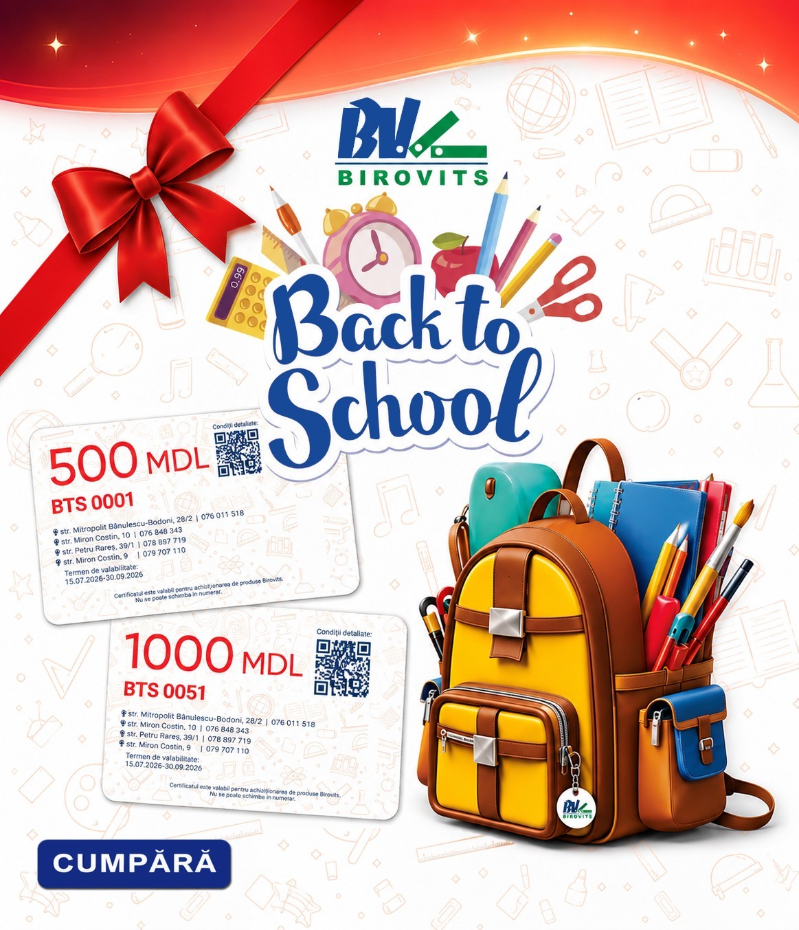 BACK TO SCHOOL